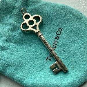 Authentic Tiffany Large Key pendant